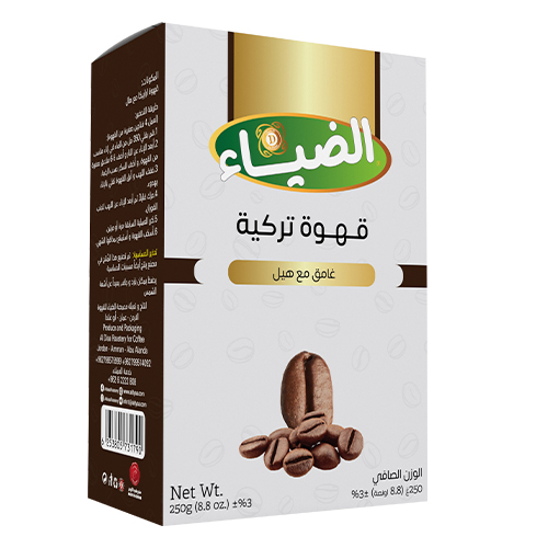 قهوة غامقة مع هيل – Dark coffee with cardamom